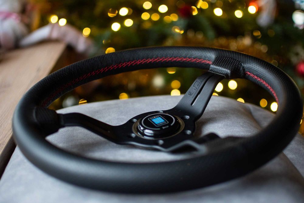 oryginalna skórzana kierownica Nardi Torino DEEP CORN 330mm !! Japonia