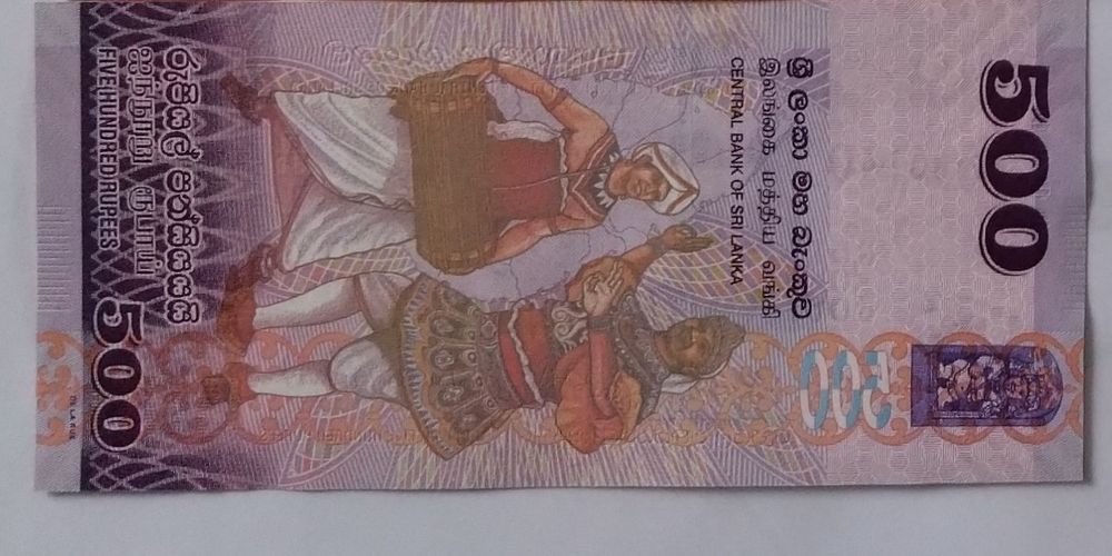 Banknot Sri Lanka 500 Rupii, 2013