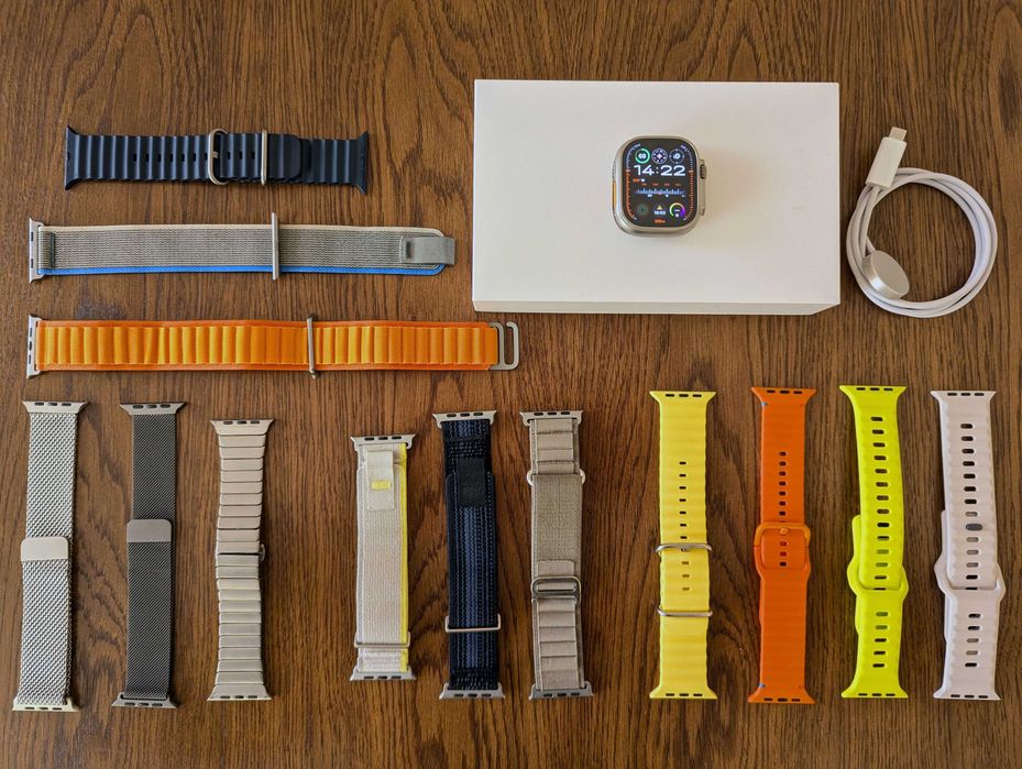 ‼️Apple Watch Ultra 2 - bateria 95%, duży zestaw!