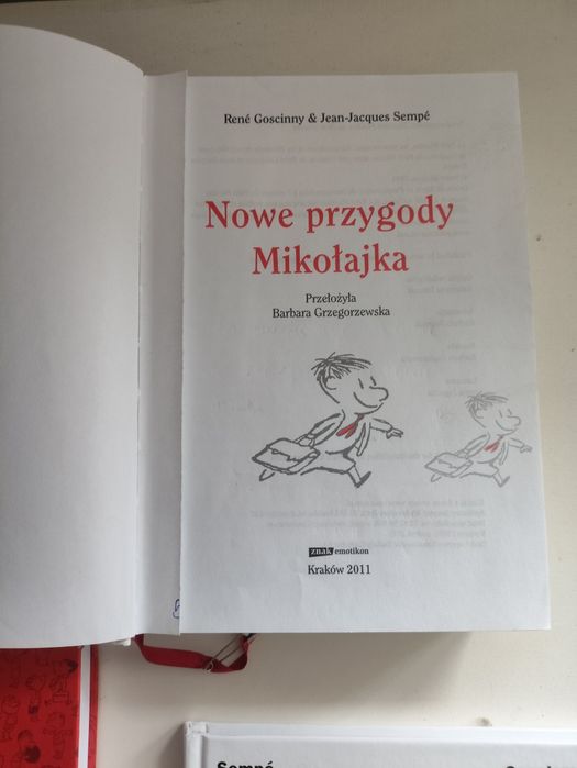 Zestaw 6 książek Mikołajek Marek Piegus Nowe przygody Mikołajka