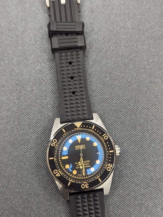 Seiko mod retro style szafir 2 paski