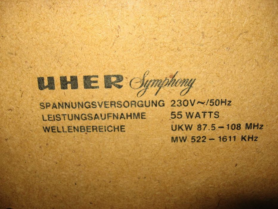 wieża  UHER Symphony z adapterem