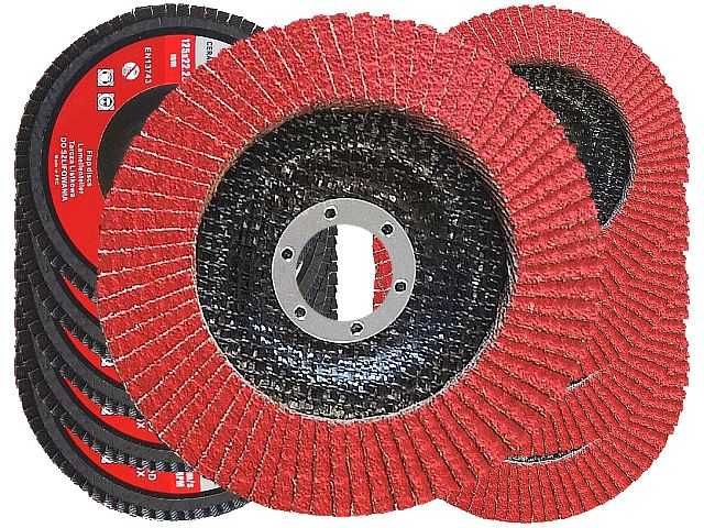 10 SZT! Tarcza Listkowa Ścierna Lamelkowa CERAMICZNA FELMAN 125 P40