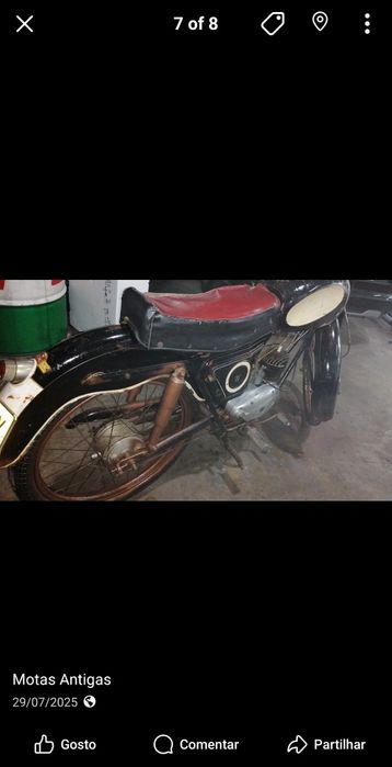 Motorizada antiga Vilar super seta