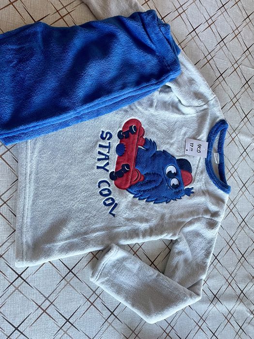 Pijama polar menino 10/12 anos NOVO