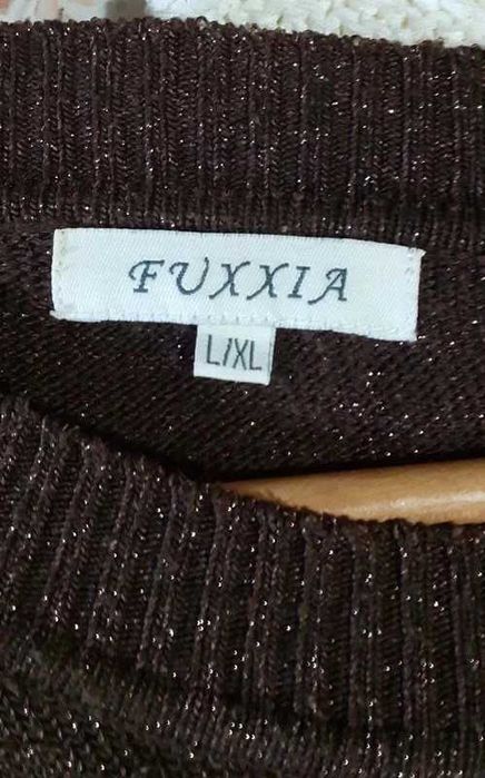 Sweter de lã e lurex