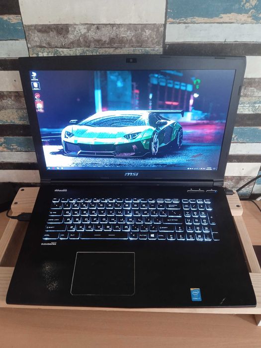 Ноутбук MSI/17.3”/i7-7700HQ/SSD-256+480GB/DDR4-16GB/GTX-1060-6GB