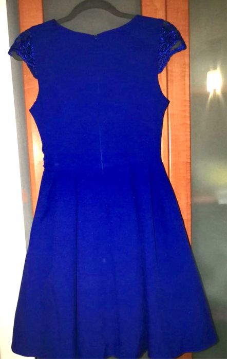 Sukienka chabrowa S/36