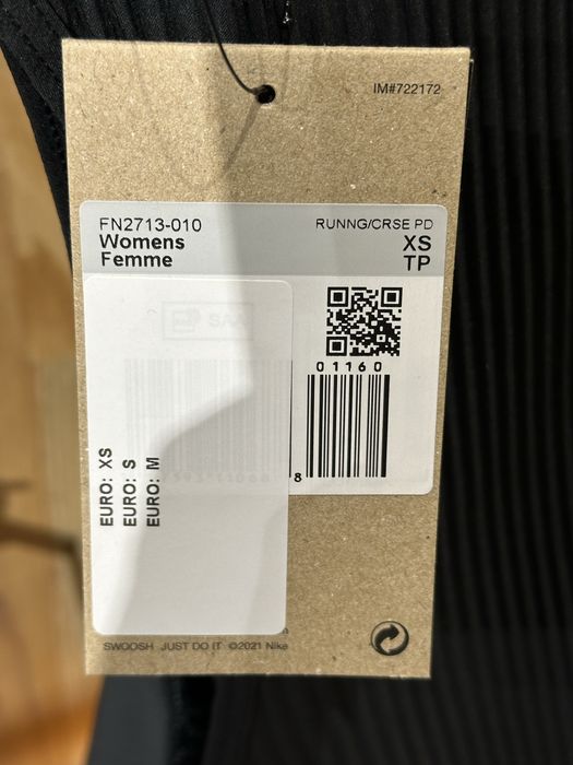 Жіноча майка Nike Arswft Dfadv Crop Tank (FN2713-010)