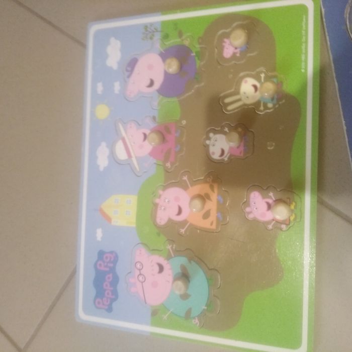 Układanki drewniane -3 sztuki