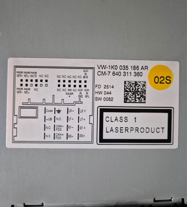 Radio VW RCD 310