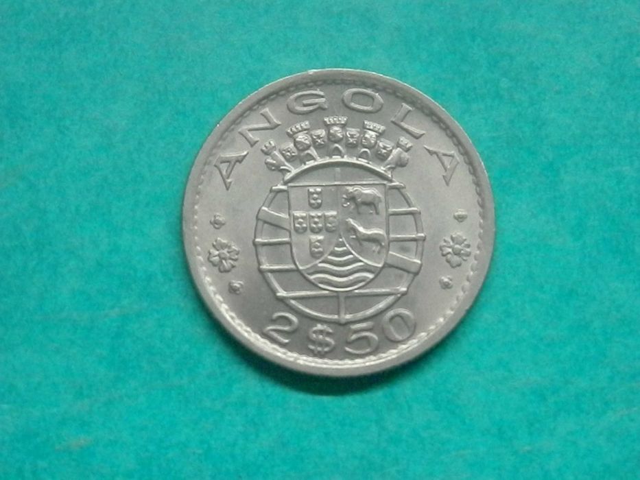792 - Angola: 2$50 escudos 1974 cuni, por 2,50