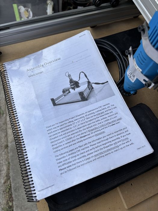 Mini CNC Shapeoko quase nova