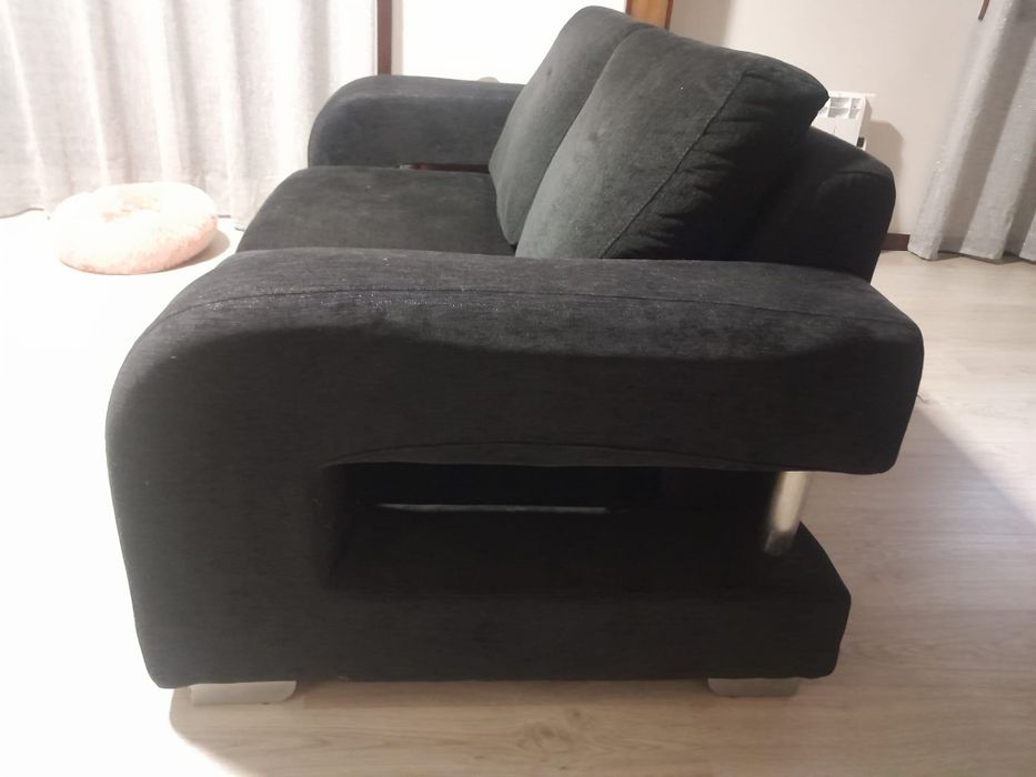 Vendo sofá preto
