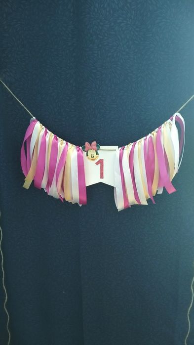 Girlanda na roczek myszka Minnie baner