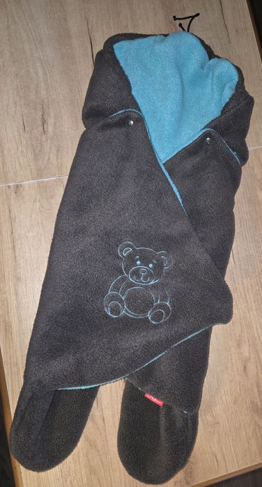 BYBOOM otulacz kocyk do fotelika wózka polarowy