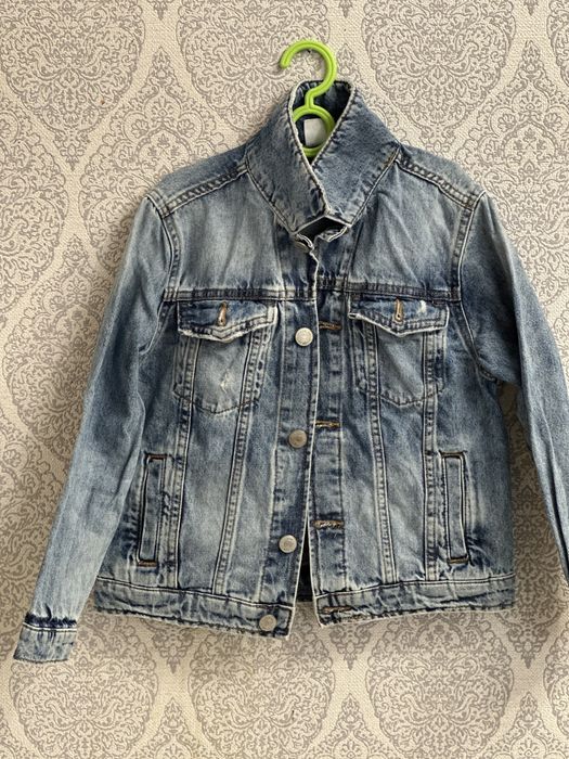 Zara джинсовый пиджак