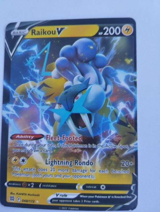 Karta pokemon Raikou
