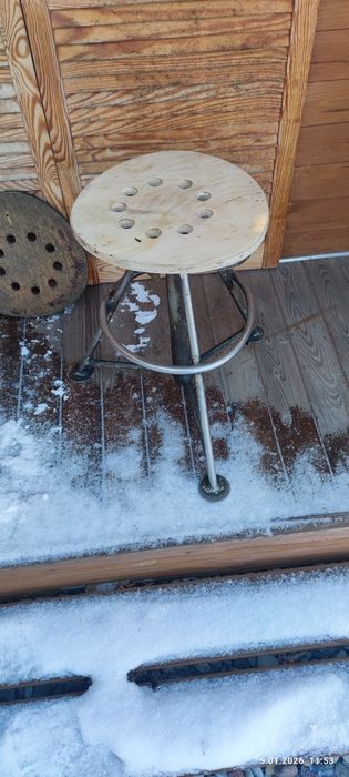 Krzesło warsztatowe lata 60/70