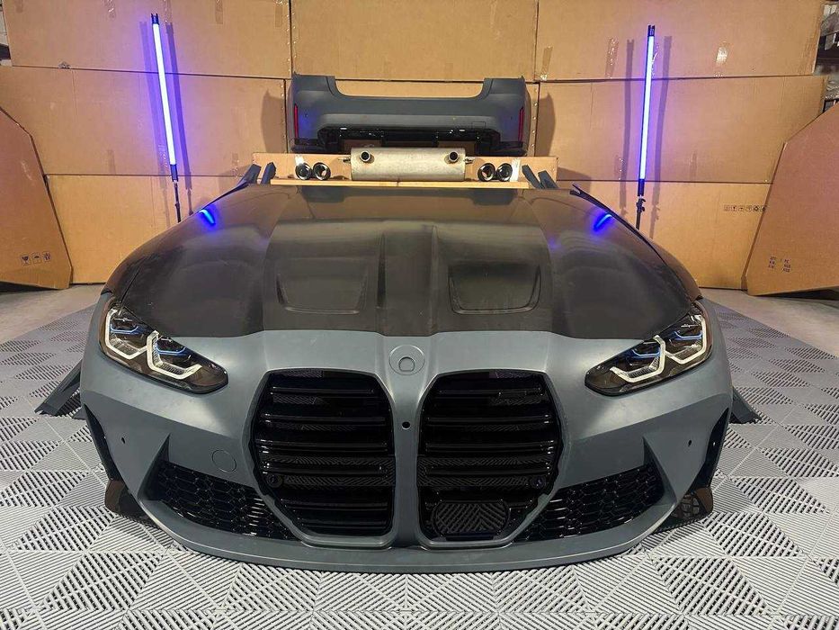 З ОПТИКОЮ‼️Повний комплект обвісу BMW М4 G82 для bmw G22/G23 (2020+)