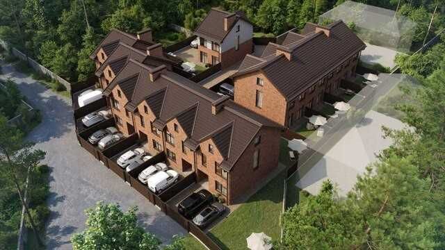 Нові таунхауси з комунікаціями в закритому комплексі  від 97 м²