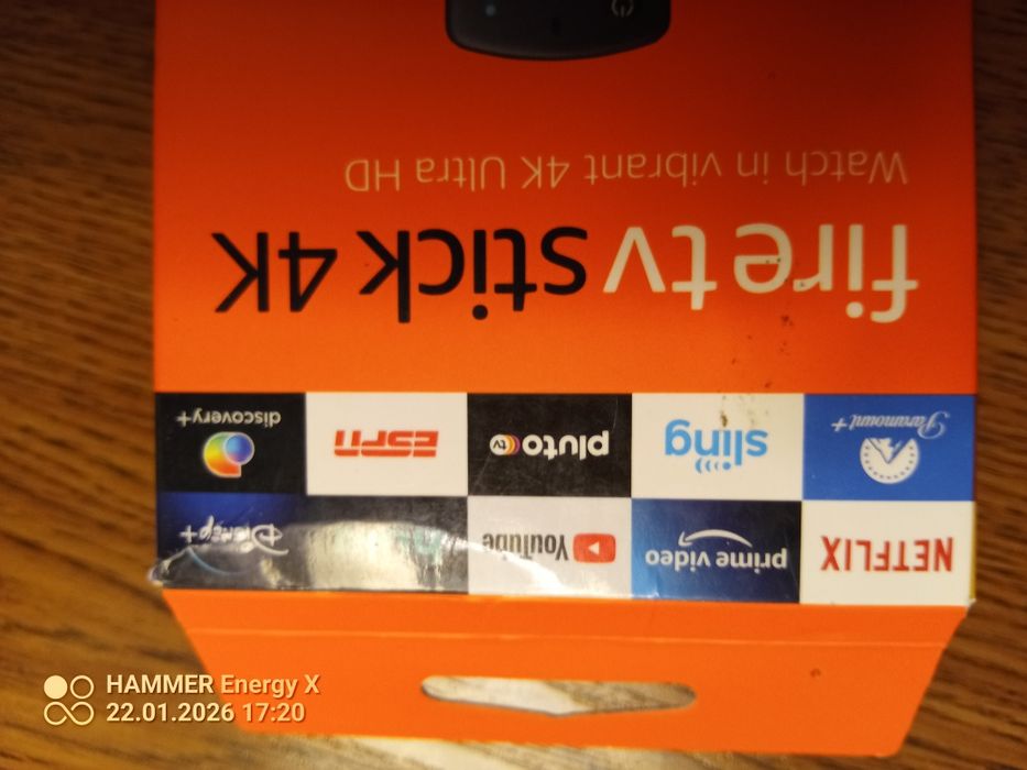 Fire TV stick 4K Amazon odtwarzacz multimedialny