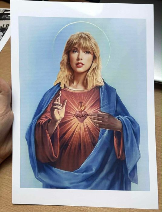 Plakat A4 kodak poster taylor swift Jezus Jesus muzyka