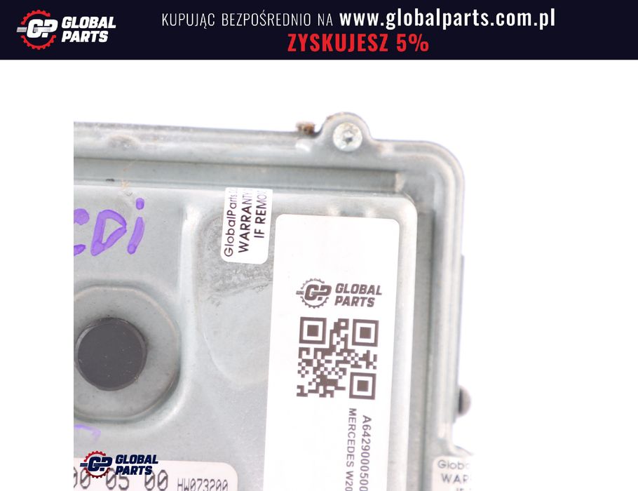 Mercedes W204 C320 CDI OM652 Komputer Silnika ECU Automatyczna