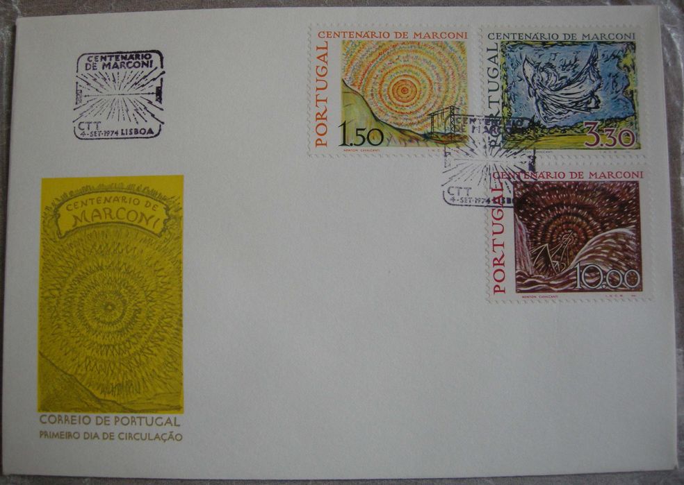 Filatelia selos e FDC 1974 ano completo 25 Abril oferta 1975