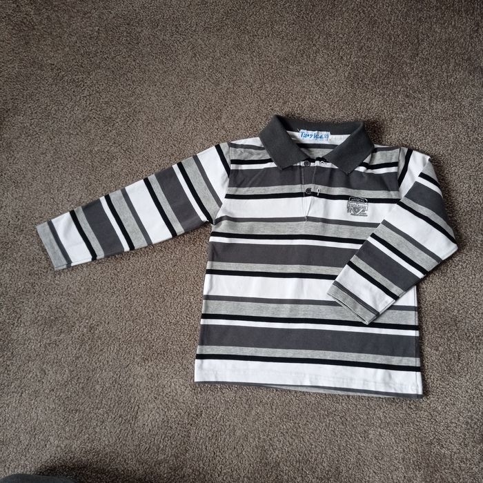 Elegancka koszulka z długim rękawem. Tirykid. 128 cm