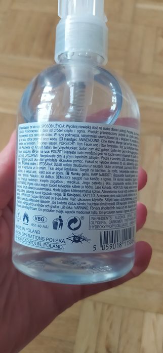 Zestaw antybakteryjny do rąk