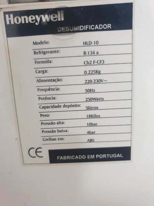 Desumidificador honeywell