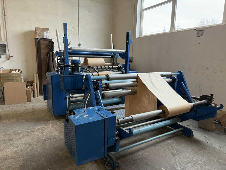 sprzedam bobiniarkę /przewijarkę/ do papieru - można zobaczyć w pracy