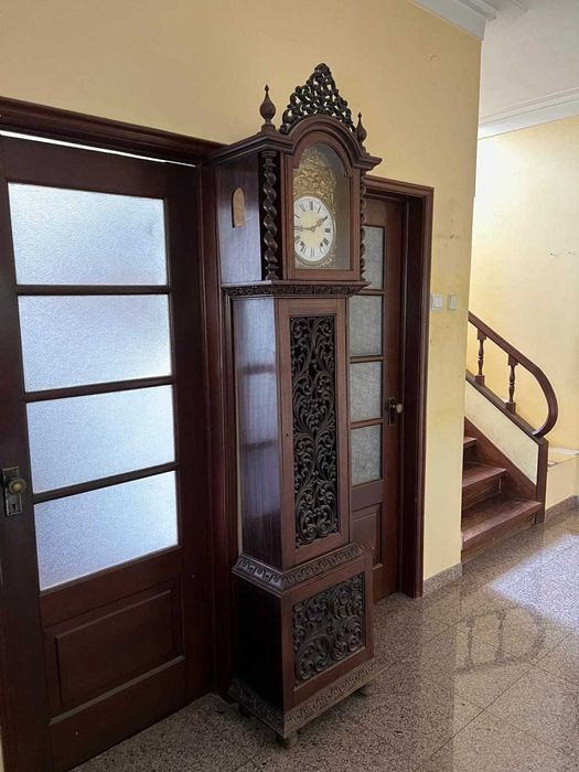 relogio de chao antigo de pendulo
