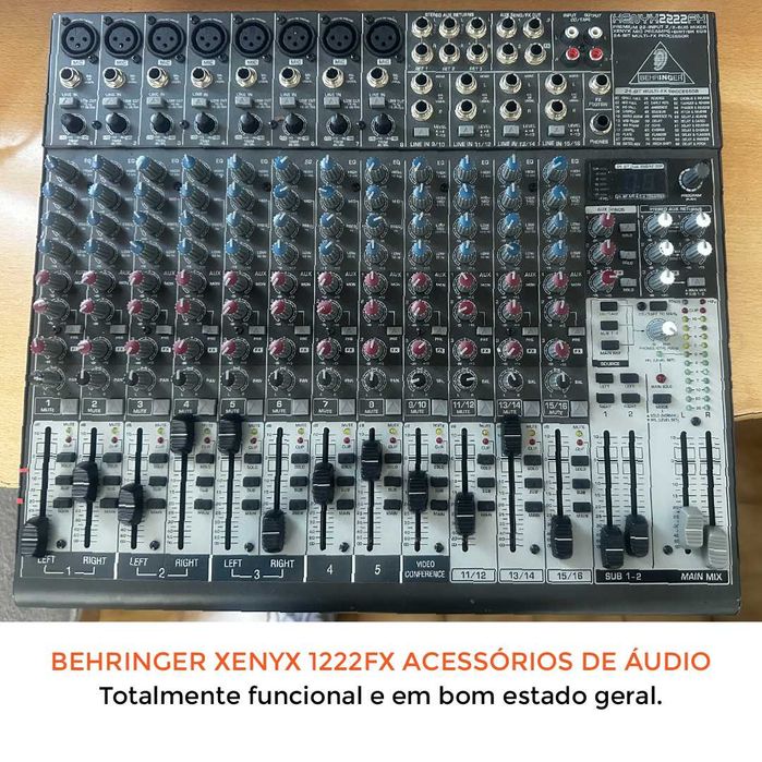 Behringer Xenyx 1222FX Acessórios De Áudio