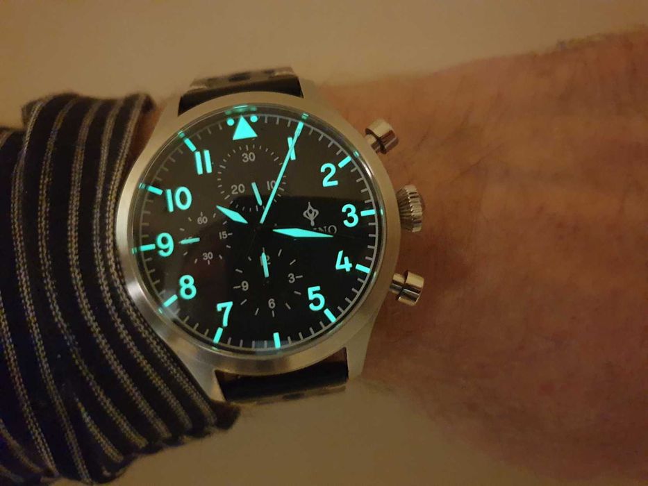 Pilot Ticino BF-109 Automatic Zam Davosa Zeno Alpina Certina