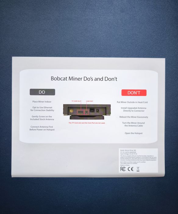 Bobcat Miner 300 – Hotspot Helium (EU868)