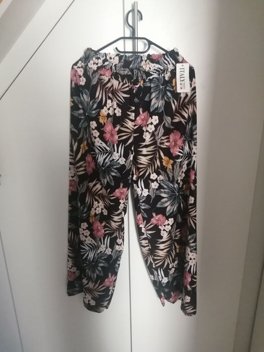 Letnie szerokie spodnie Hit nowe uni