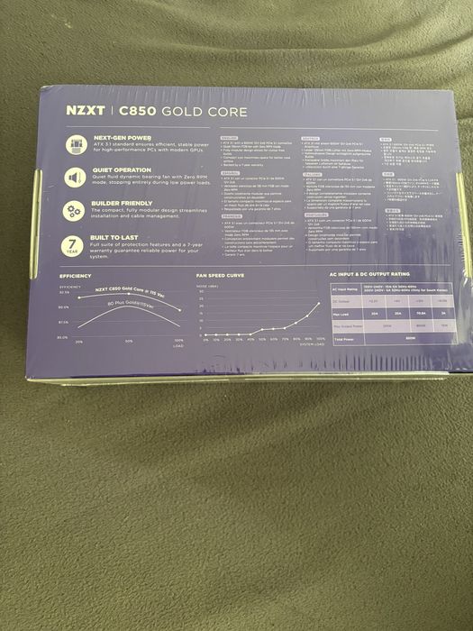Zasilacz nzxt c850