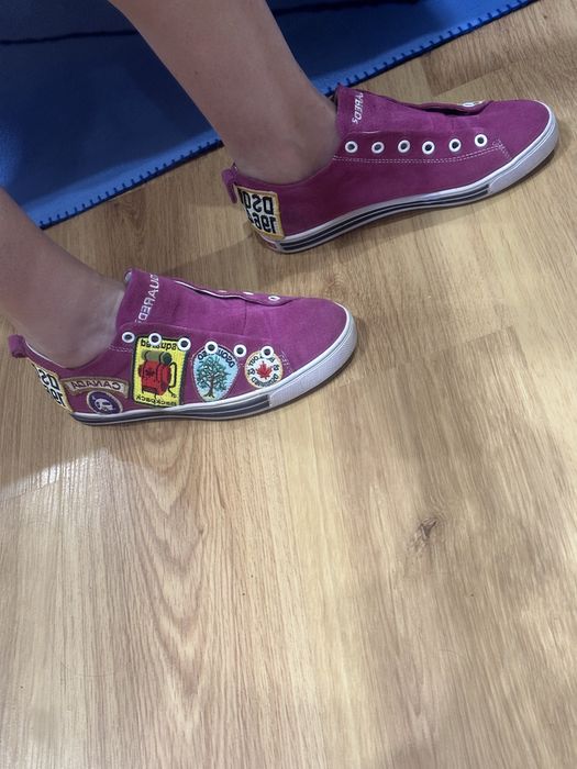 Замшевые яркие Кеды Dsquared