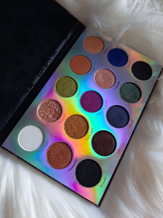 Colourpop, paleta cieni, Misunderstood, cienie do oczu