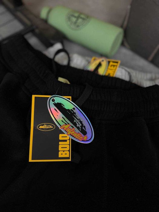 Спортивні штани Corteiz чорні та сірі