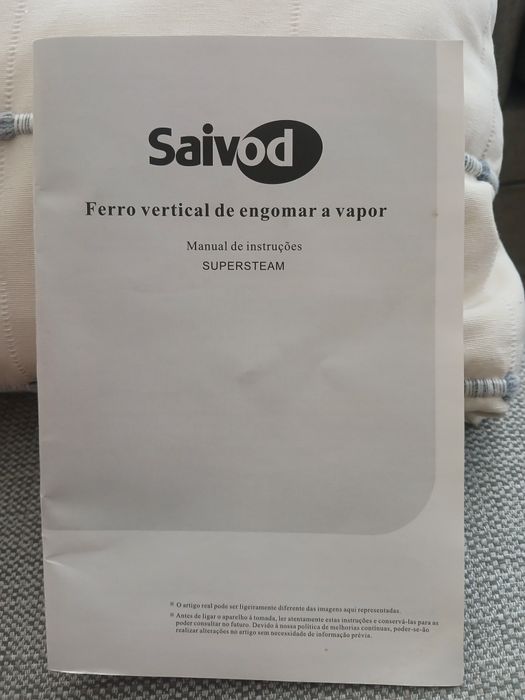 Ferro Vertical de engomar a vapor Saivod em bom estado