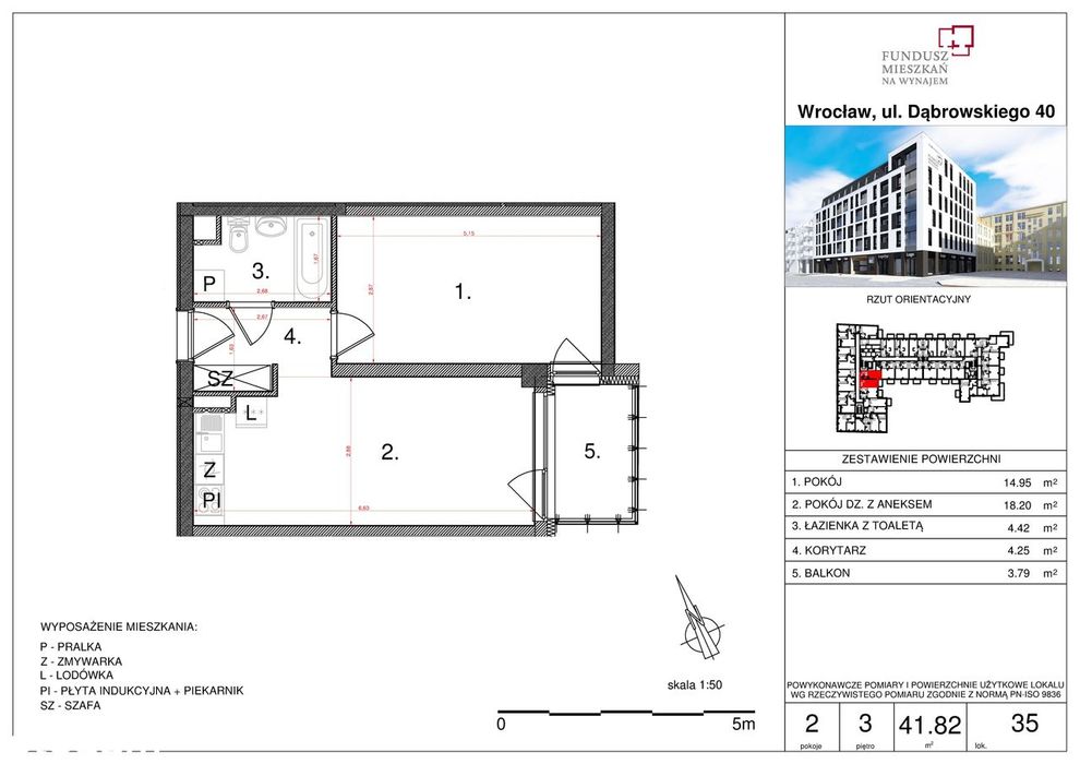 Mieszkanie – Wrocław, Przedmieście Oławskie - Widok 5