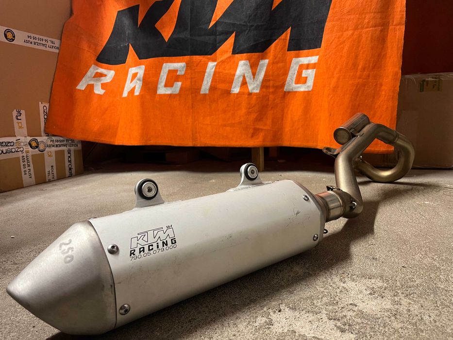 Kompletny układ wydechowy KTM SXF 250 POWERBOMB tłumik kolanko 350 sx