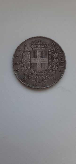 Монета 5 Lire - Victor Emmanuel II