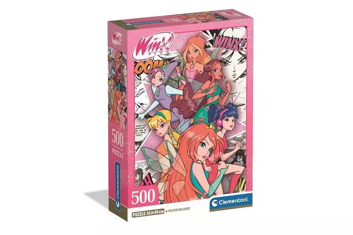 CLE puzzle 500 Compact Winx 35154. Clementoni. Nowy Produkt