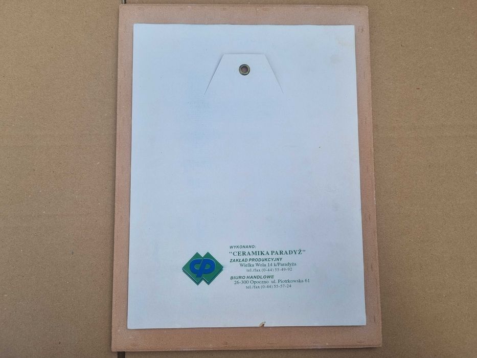 Wojciech Siudmak Papiers Épars grafika wypalona w ceramice 2004