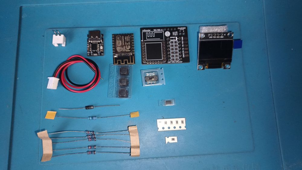 Micro Reader V1.2 DIY kit набір для пайки, читалка тексту Arduino/ESP