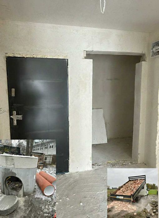 wiercenie w betonie wycinanie otworów pod drzwi montaż nadproży kucie